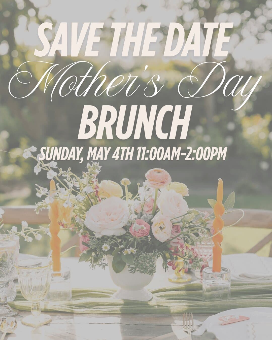 Save the date flyer